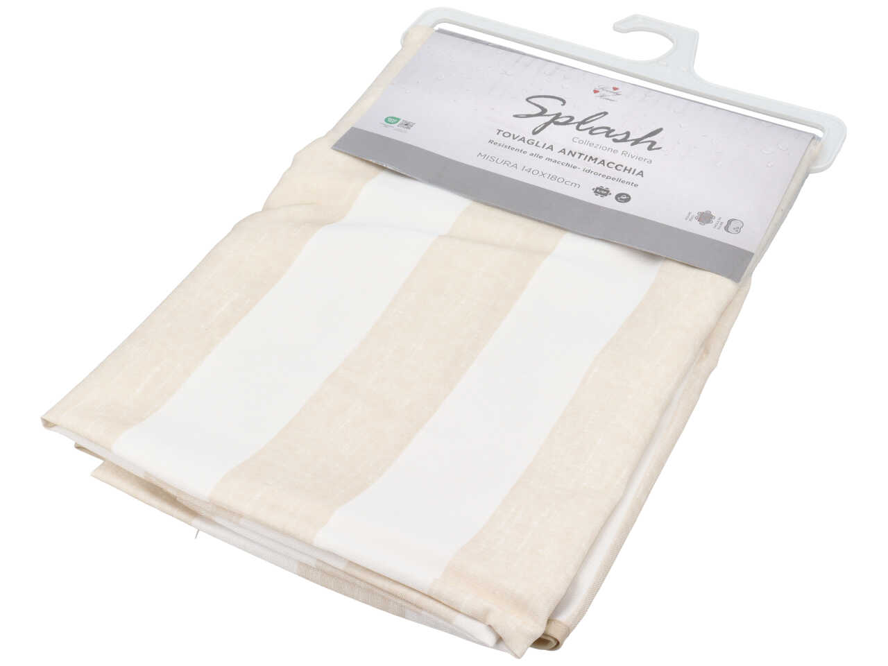 SPLASH RIVI. TOVAGLIA A.MAC.140X180 BEIGE 07020906