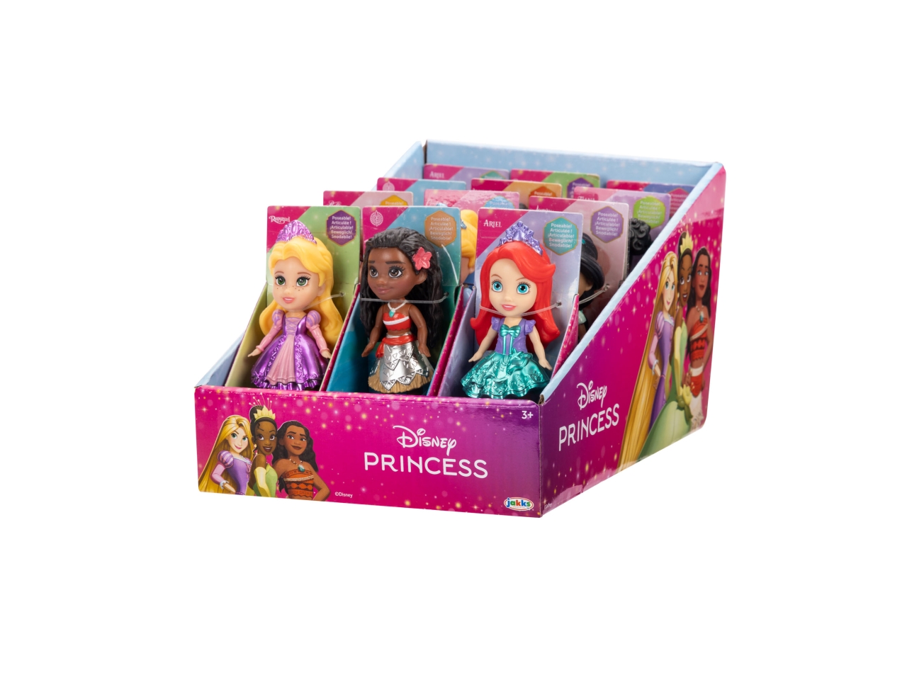 DISNEY PRINCESS 7CM  MINI DOLLS 253554-12-PQ-A2