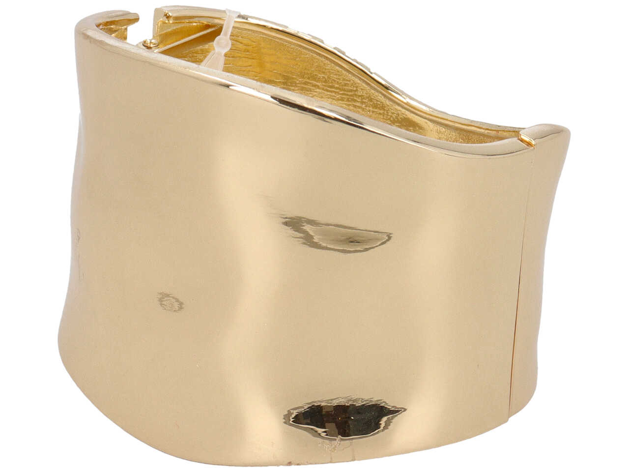 BRACCIALE SCATTO GRANDE SEMILISCIO ORO 287048 BRACCIALE SCATTO GRANDE SEMILISCIO ORO 287048