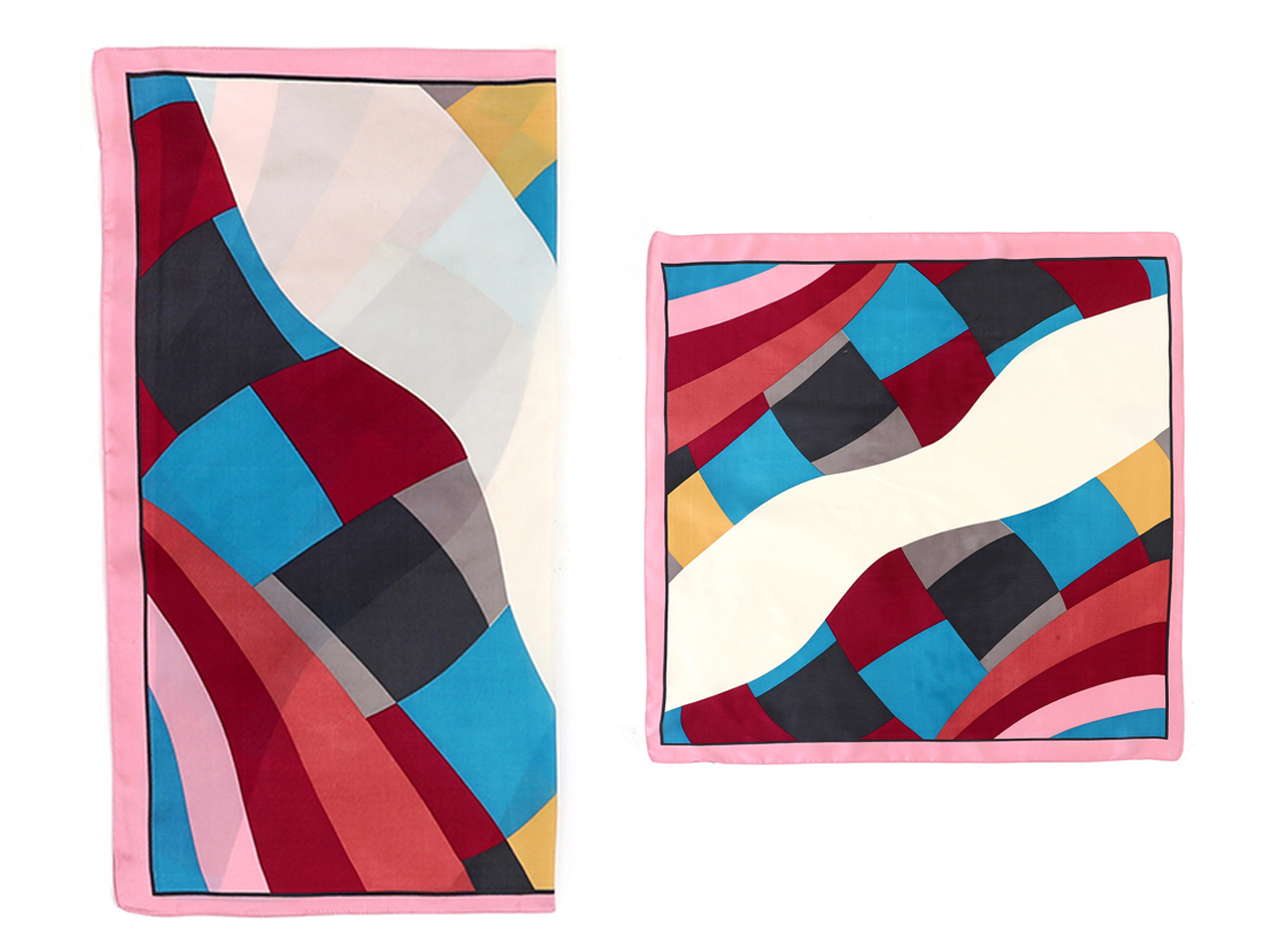 LUMBERJACK FOULARD 70X70CM SETA 100% COL.4 G802-4