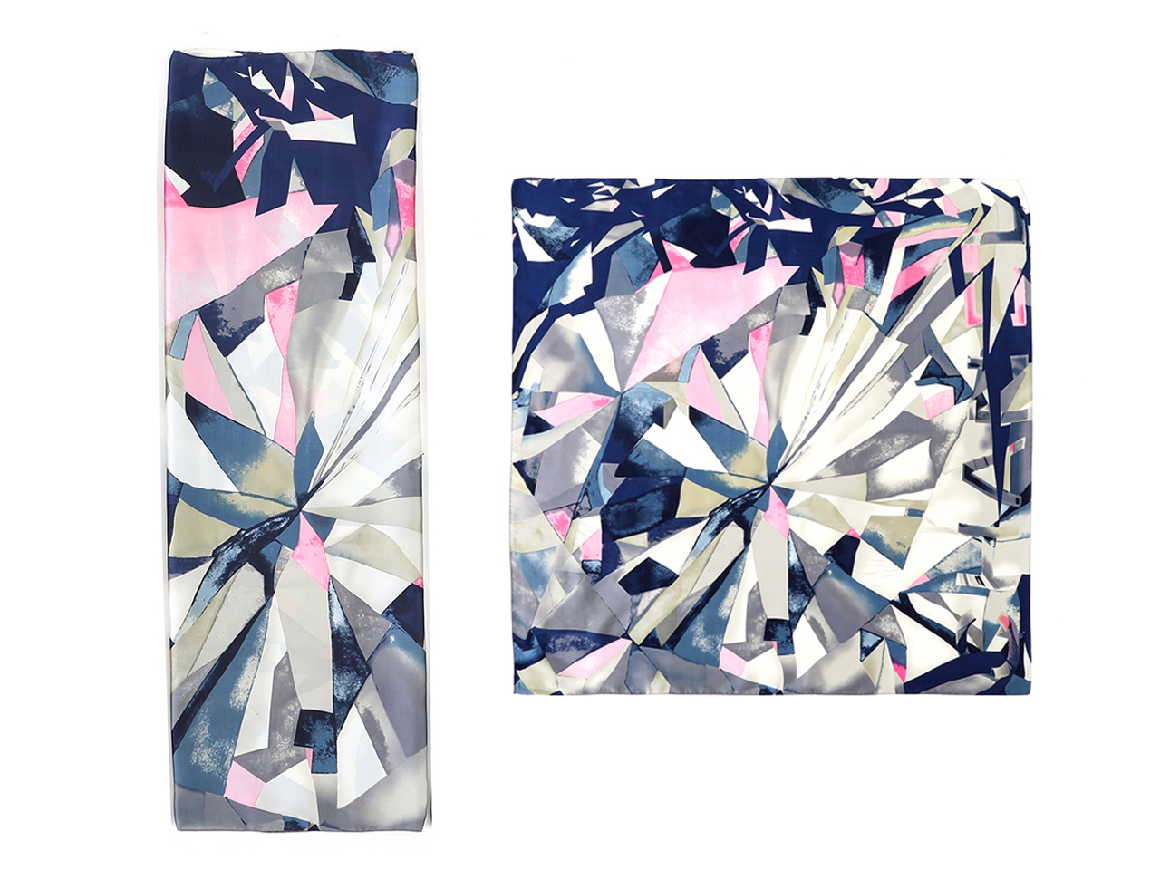 LUMBERJACK FOULARD 90X90CM SETA 100% BLU G815-3