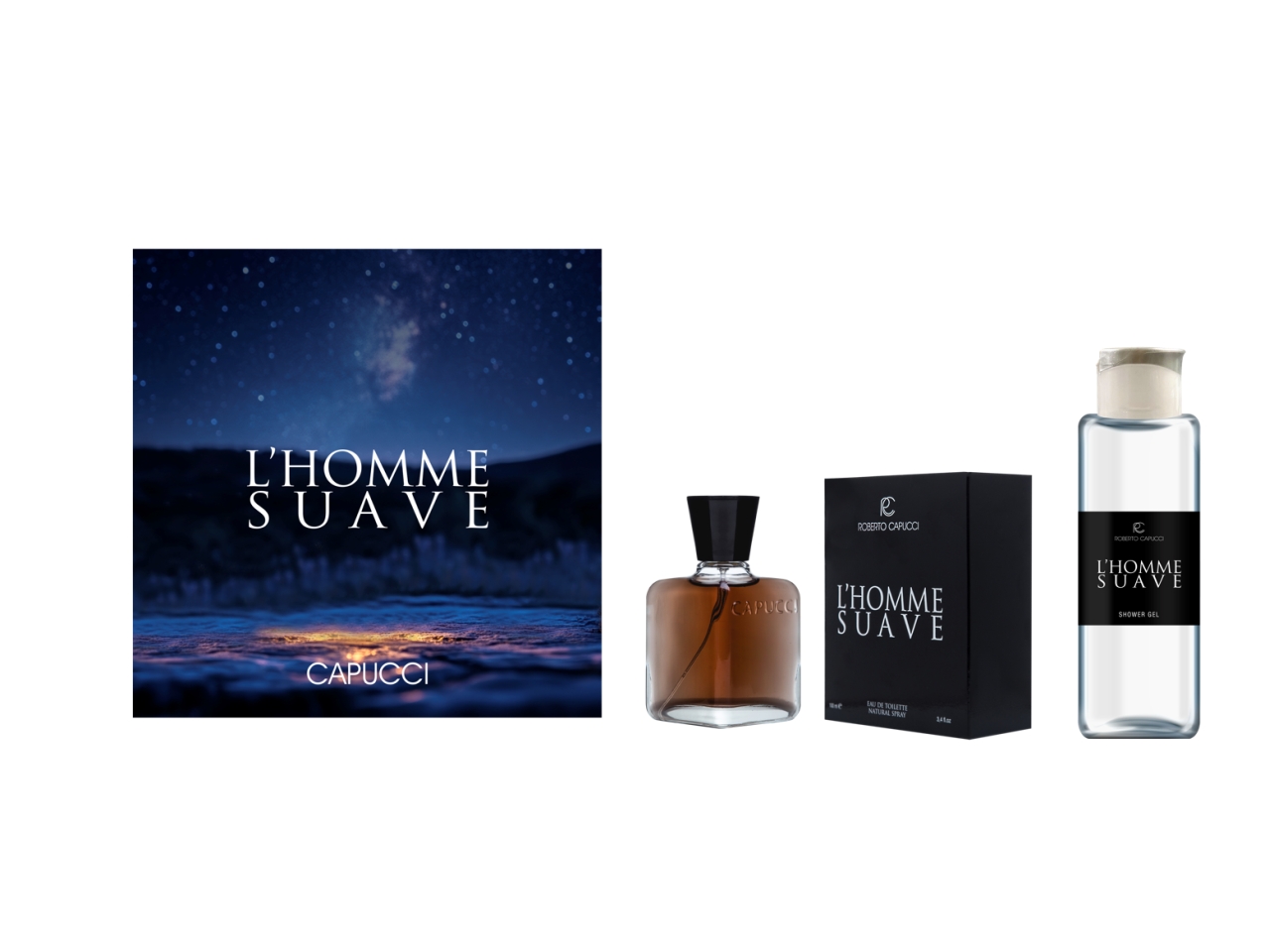 CAPUCCI L’HOMME SUAVE EDT100ML+SHOWER GEL CAP159 CAPUCCI L’HOMME SUAVE EDT100ML+SHOWER GEL CAP159