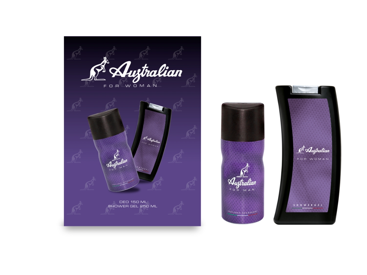 AUSTRALIAN VIOLA DEO 150ML+SHOWER GEL 250ML AUST64