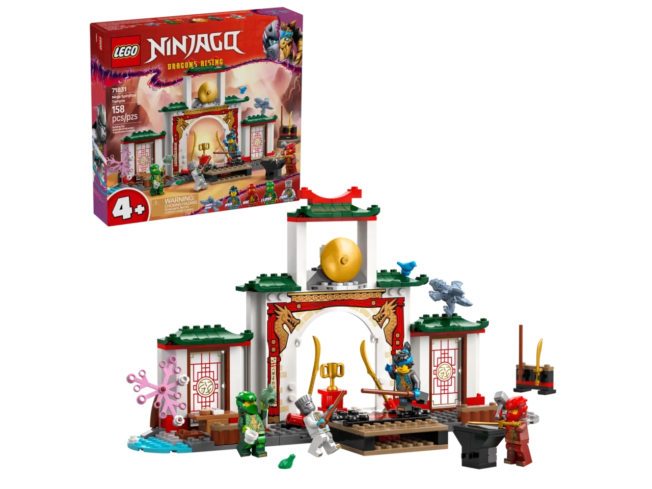 LEGO NINJAGO TEMPIO DELLO SPINJITZU NINJA 71831