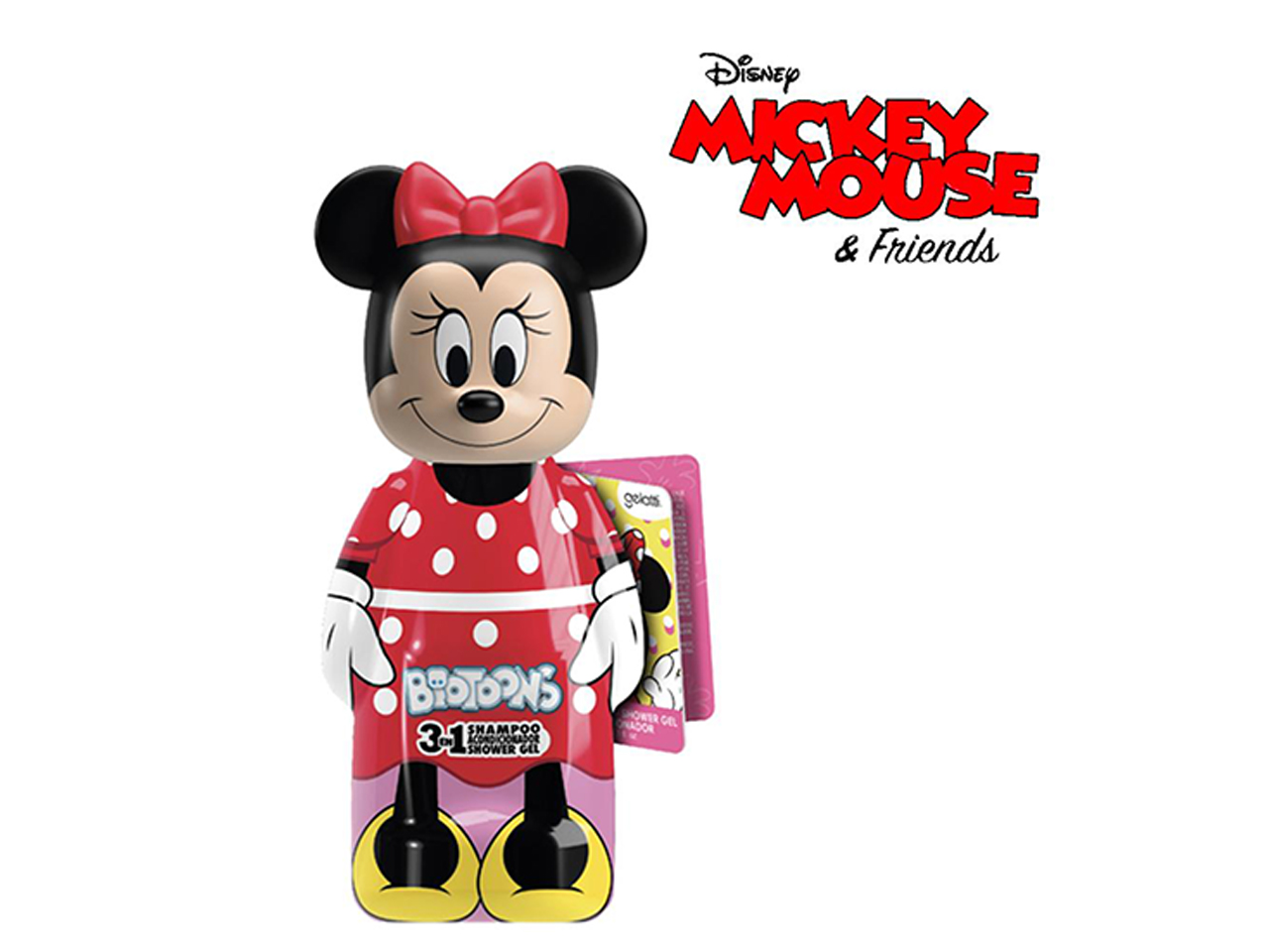 MINNIE 3D CON VENTOSA BAGNO/SHAMPOO 300ML LN1245
