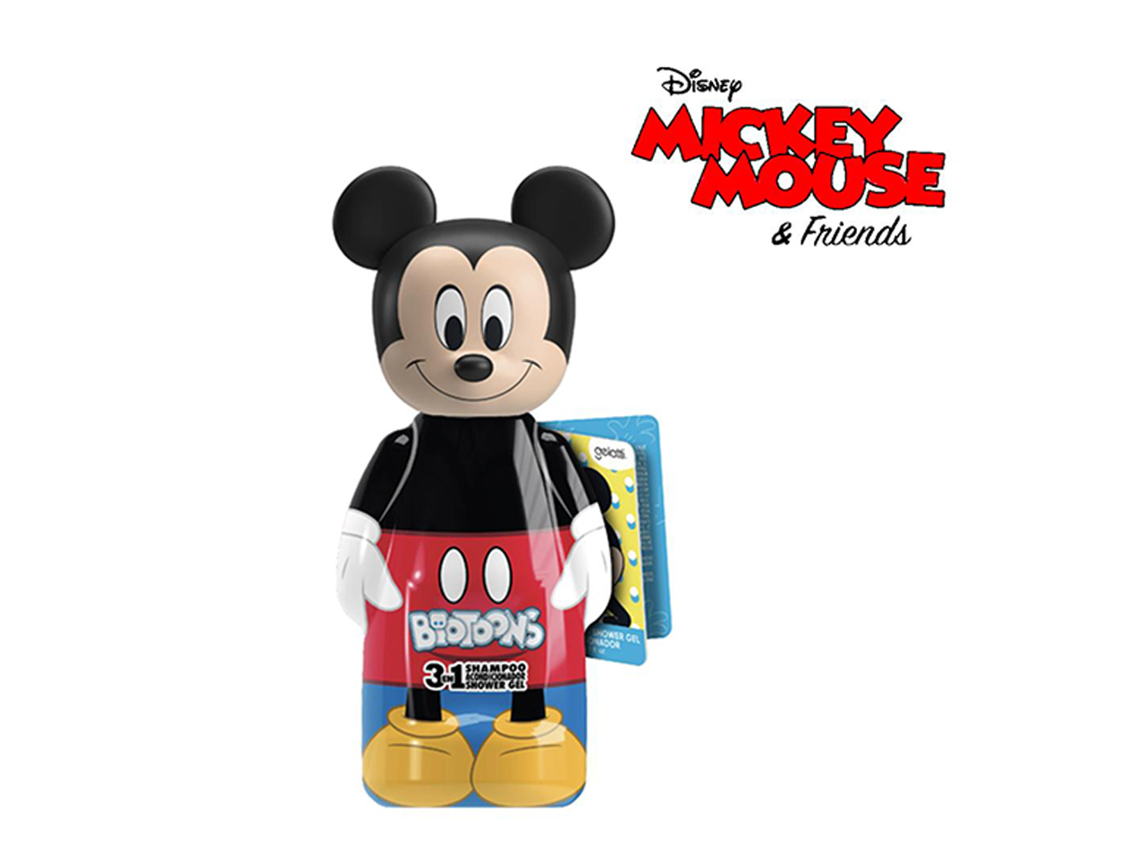 MICKEY 3D CON VENTOSA BAGNO/SHAMPOO 300ML LN1244