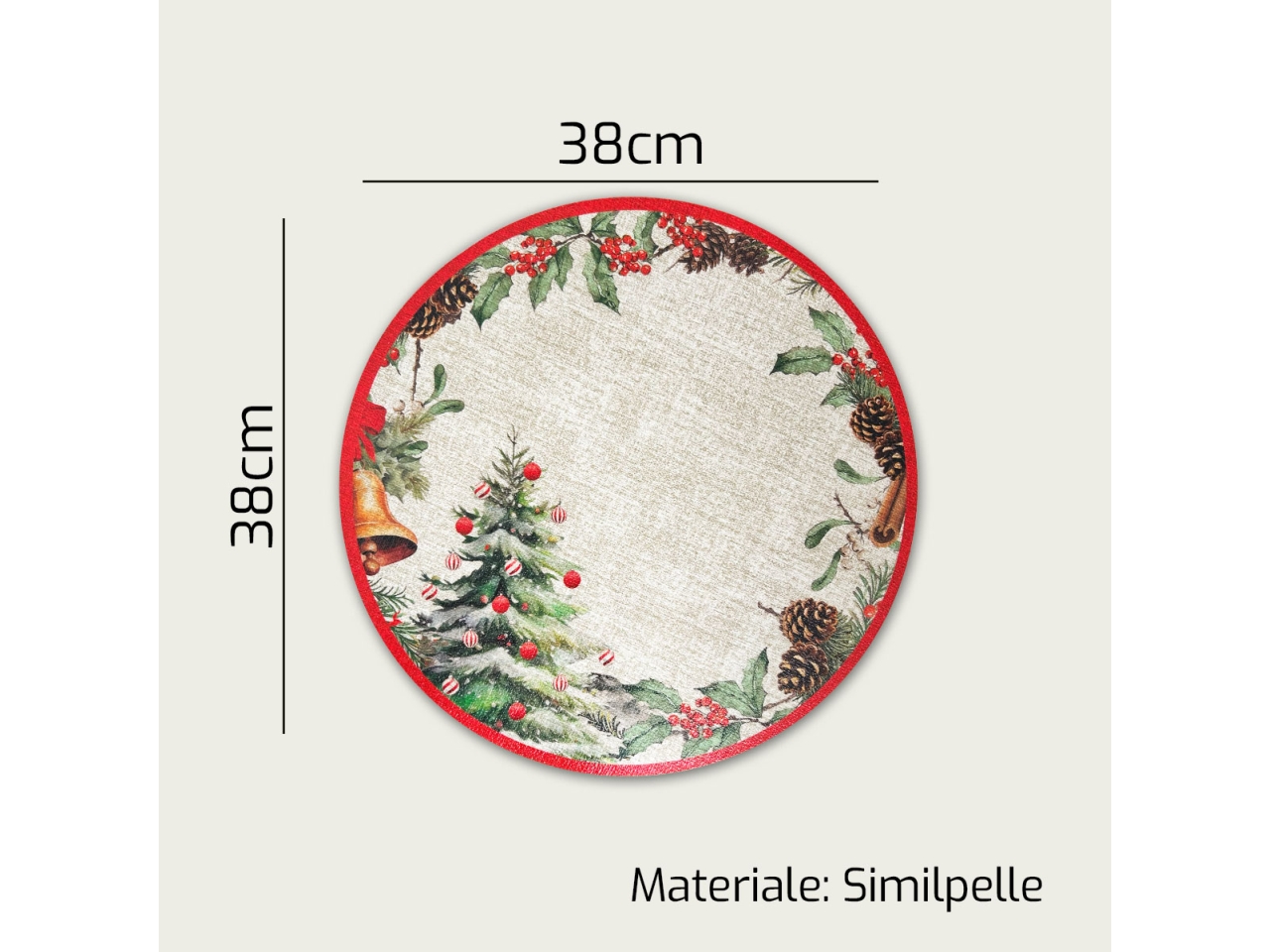 TOVAGLIETTA 38CM C/ALBERO 956780