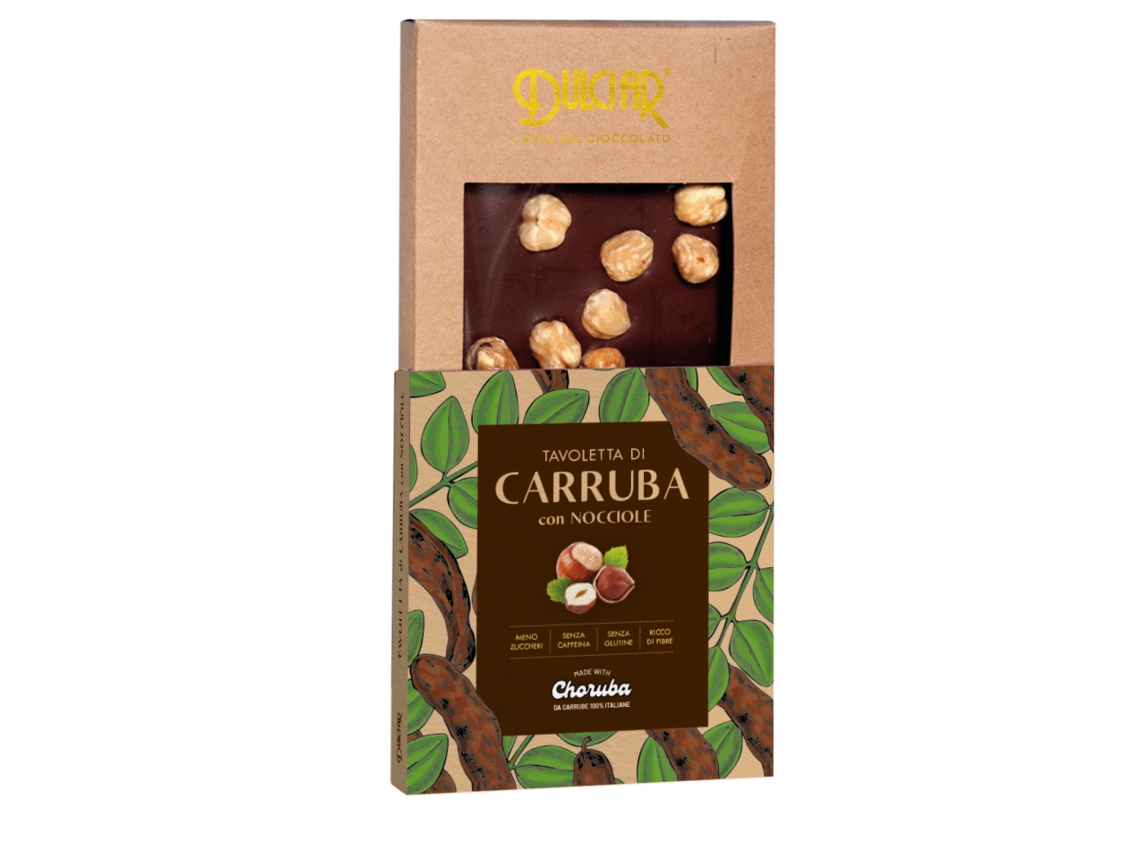 TAVOLETTA CARRUBA CON NOCCIOLE 100GR CANO100 $ TAVOLETTA CARRUBA CON NOCCIOLE 100GR CANO100 $