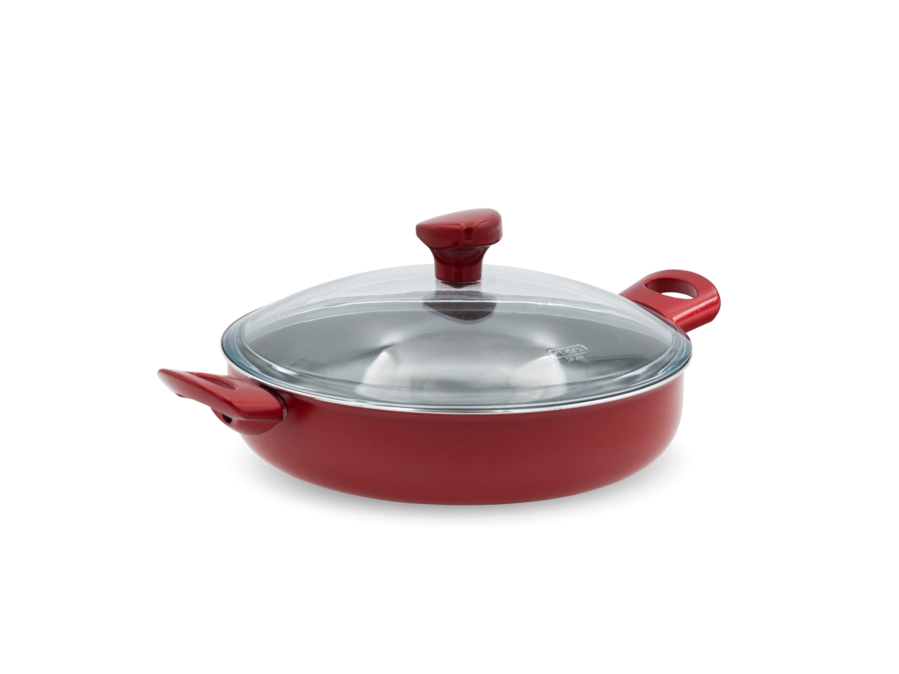 TEGAME CORALLO 2MANICI 28CM COP.VETRO P5TGMCV228 TEGAME CORALLO 2MANICI 28CM COP.VETRO P5TGMCV228