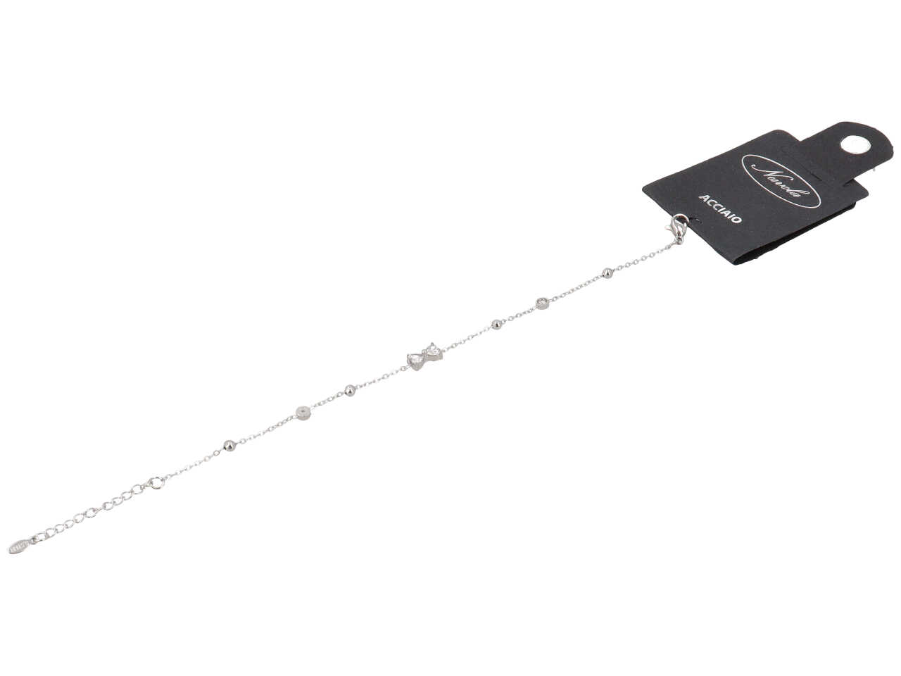 BRACCIALETTO 4 P.LUCE E FIOCCO A CUORI DK2809