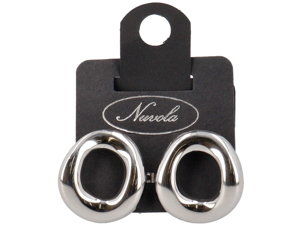 ORECCHINI PROFILO OVALE 3D FORATO DK4267