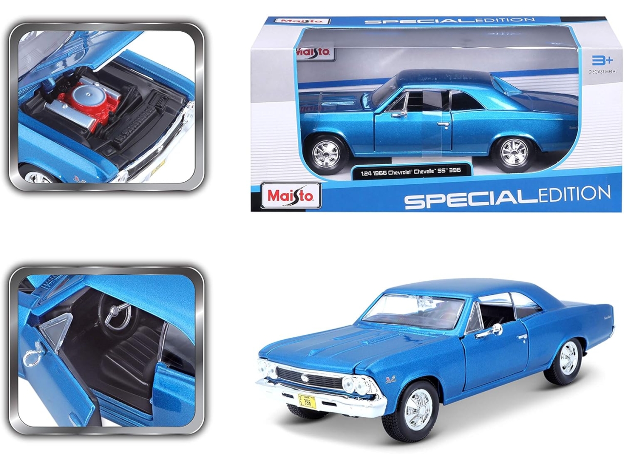 AUTO CHEVROLET 1966 CHEVELLE SS396 1:24 31960