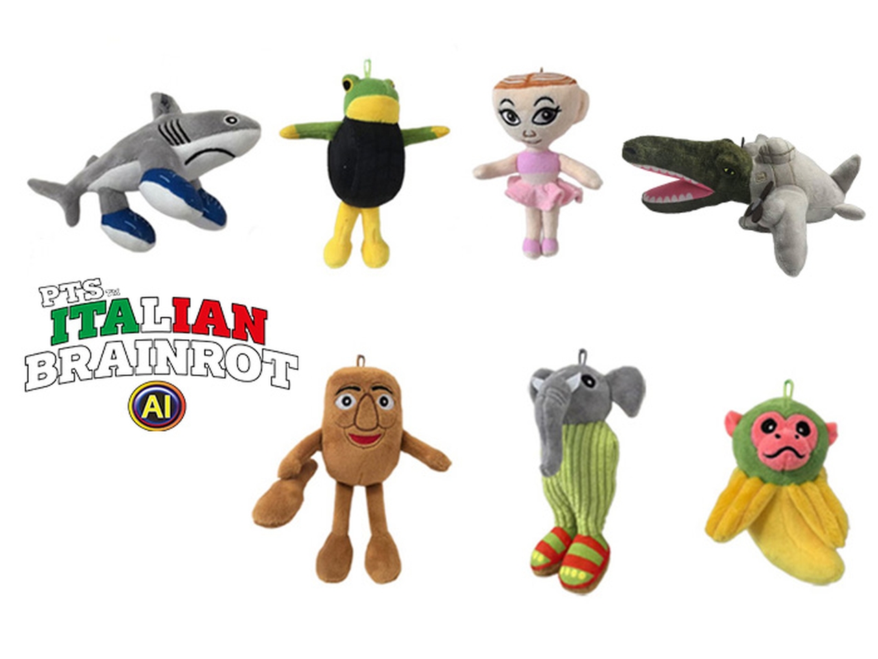 PELUCHE ITA.BRAINROT AI 28cmASS BRT005(LF31417/25) PELUCHE ITA.BRAINROT AI 28cmASS BRT005(LF31417/25)