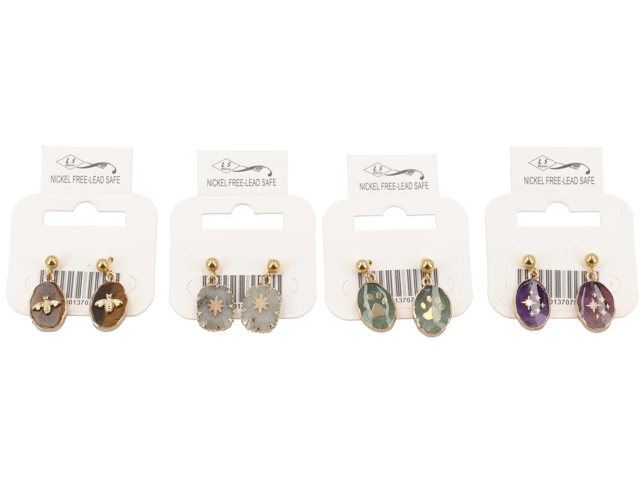 ORECCHINI RAME E PIETRE O 25272