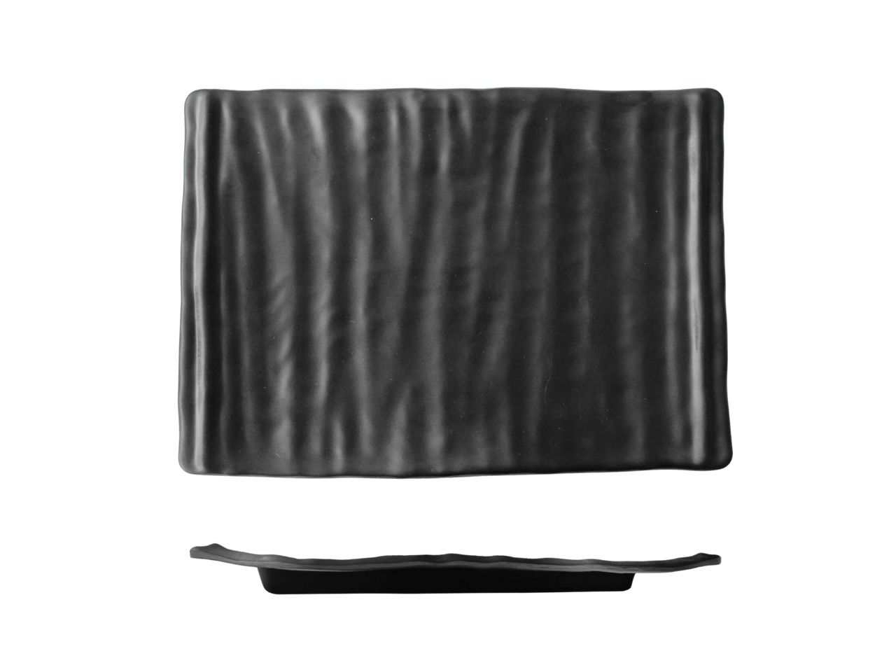 NERO ORGANIC VASSOIO MELAM.32X22,6CM ME-1643-4920 NERO ORGANIC VASSOIO MELAM.32X22,6CM ME-1643-4920