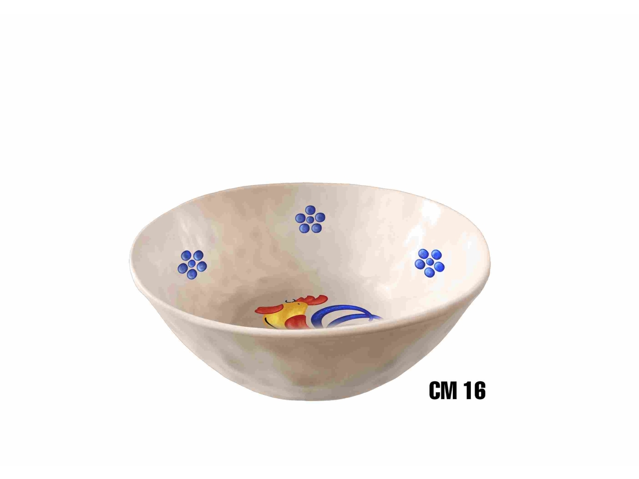 GALLO INSALATIERA 16,5XH.6,5CM MELAM. ME-1645-3312