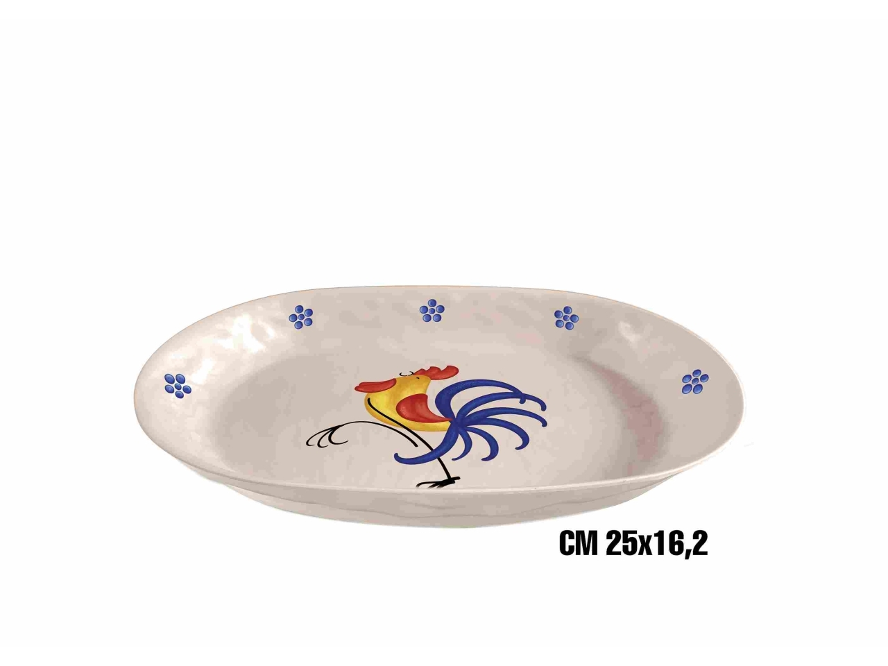 GALLO VASSOIO OVALE 25X16CM MELAM. ME-1645-3332 GALLO VASSOIO OVALE 25X16CM MELAM. ME-1645-3332