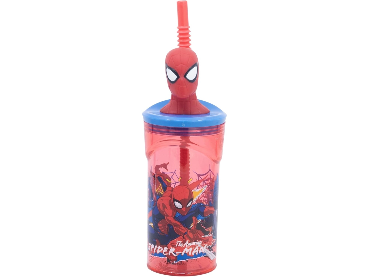 SPIDERMAN BICCHIERE C/CANNUCCIA 3D ST83566