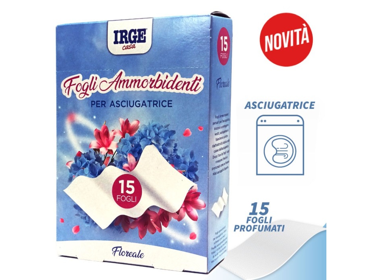 IRGE PANNO AMMORBIDENTE FLOREALE 15PZ PAN4460A