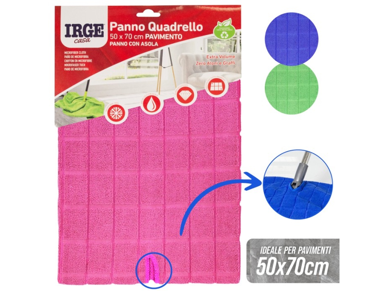 IRGE PANNO MICROFIBRA QUADRO 50x70CM PAN3314A