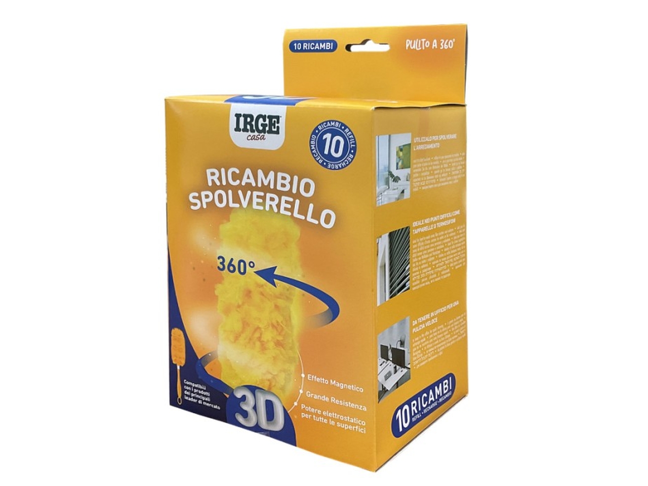 RICAMBIO PIUMINO SPOLVERELLO 3D 10PZ SPO7339A
