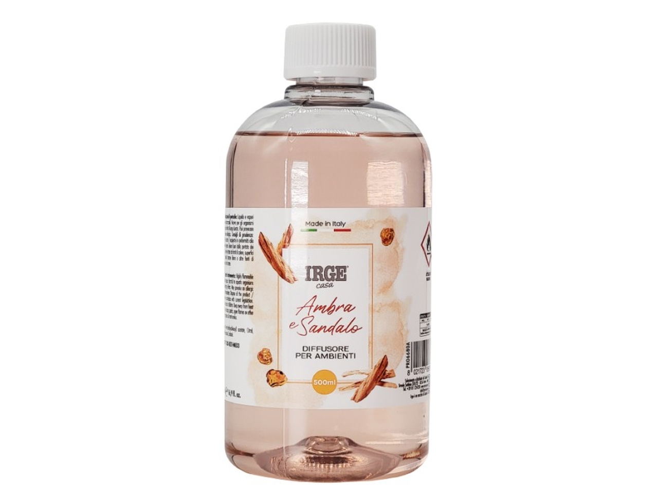 DIFFUSORE RICARICA AMBIENTE 500ML AMBRA PRO6680A
