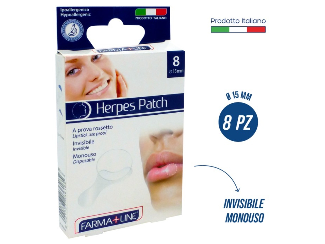 CEROTTI PATCH HERPES FARMALINE 8PZ CER3618A