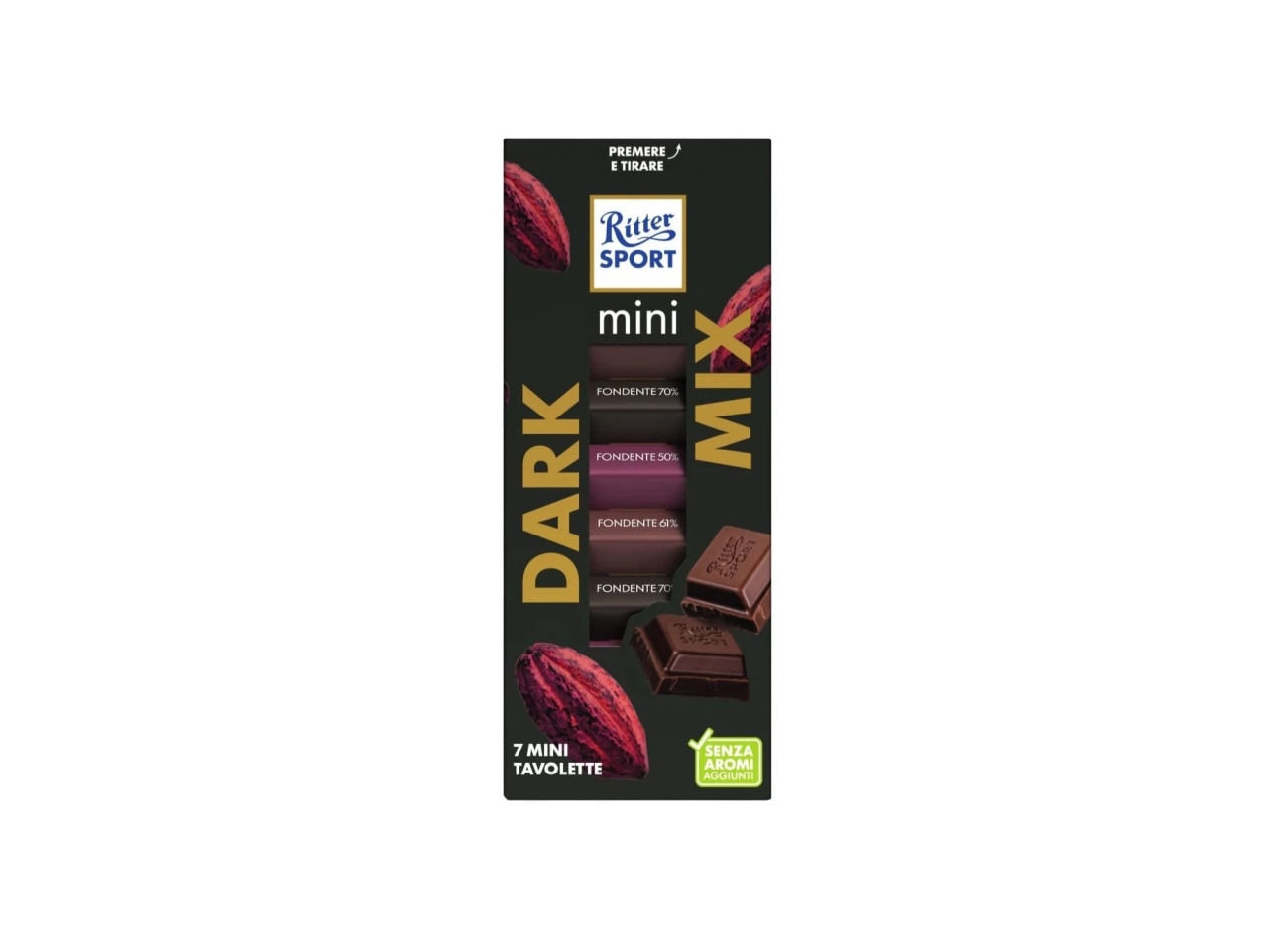 RITTER SPORT TAVOLET.MINI TOWER DARK MIX 116GR1174