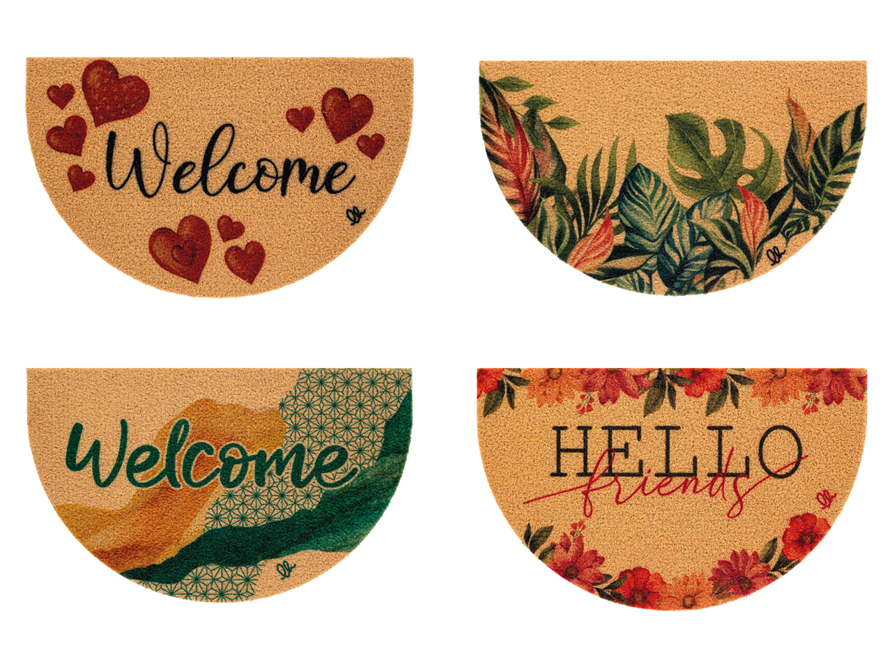 ZERBINO ECOCOCCO MEZZA LUNA 40X65CM ZECFML040X065 ZERBINO ECOCOCCO MEZZA LUNA 40X65CM ZECFML040X065