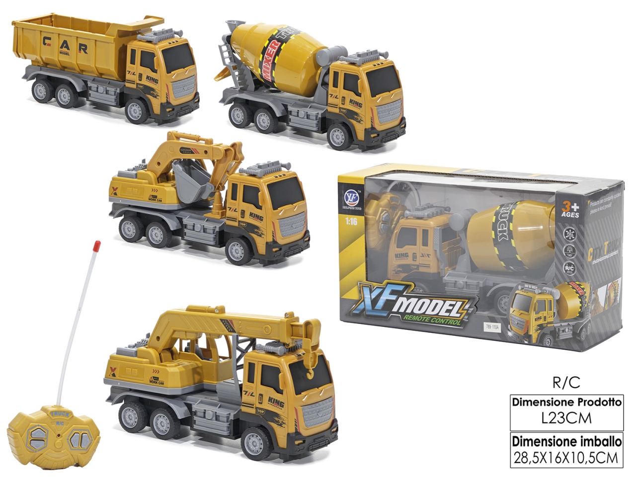 TRUCK RADIOCOMANDO 4ASS 103527 TRUCK RADIOCOMANDO 4ASS 103527