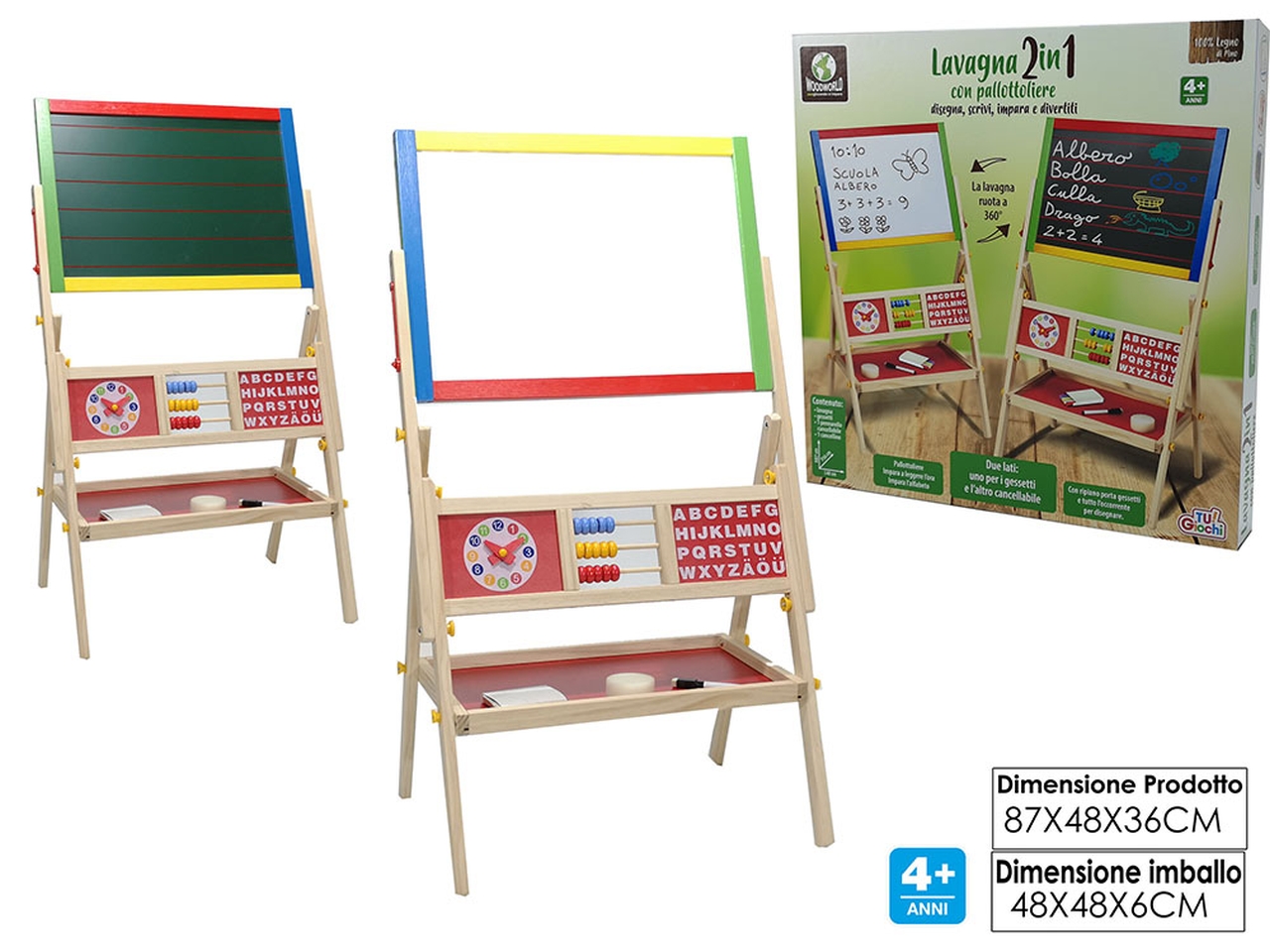 LAVAGNA 2IN1 C/ACC. 36X48XH.87CM 721210