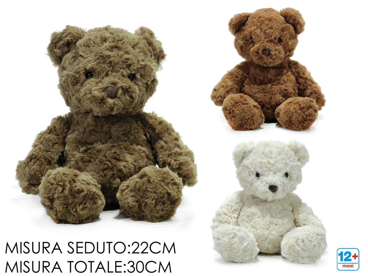 ORSO SEDUTO 22CM 3ASS 721306 ORSO SEDUTO 22CM 3ASS 721306