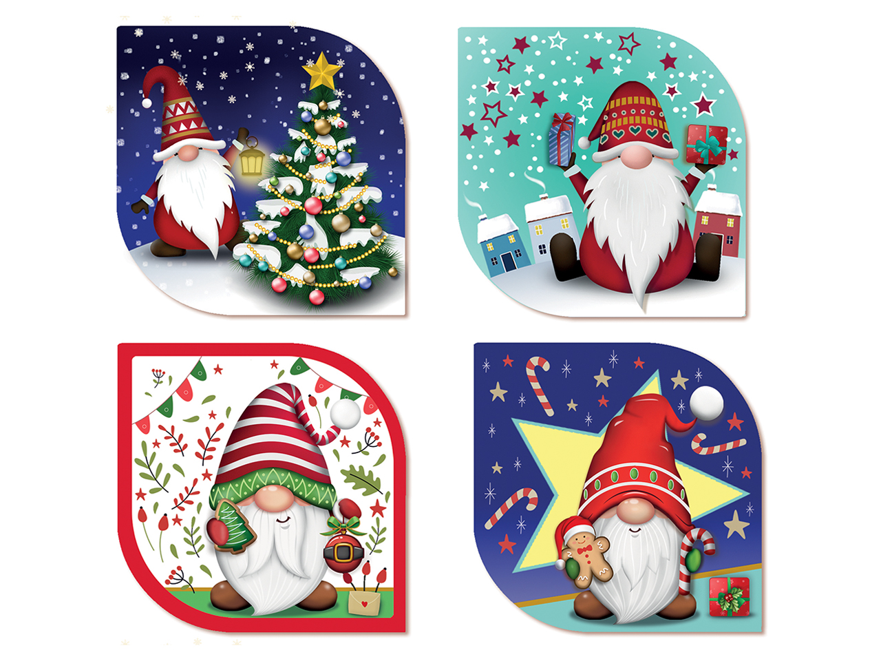 CHIUDIPACCO BUON NATALE 10PZ ASS. NA50142CP/100 CHIUDIPACCO BUON NATALE 10PZ ASS. NA50142CP/100