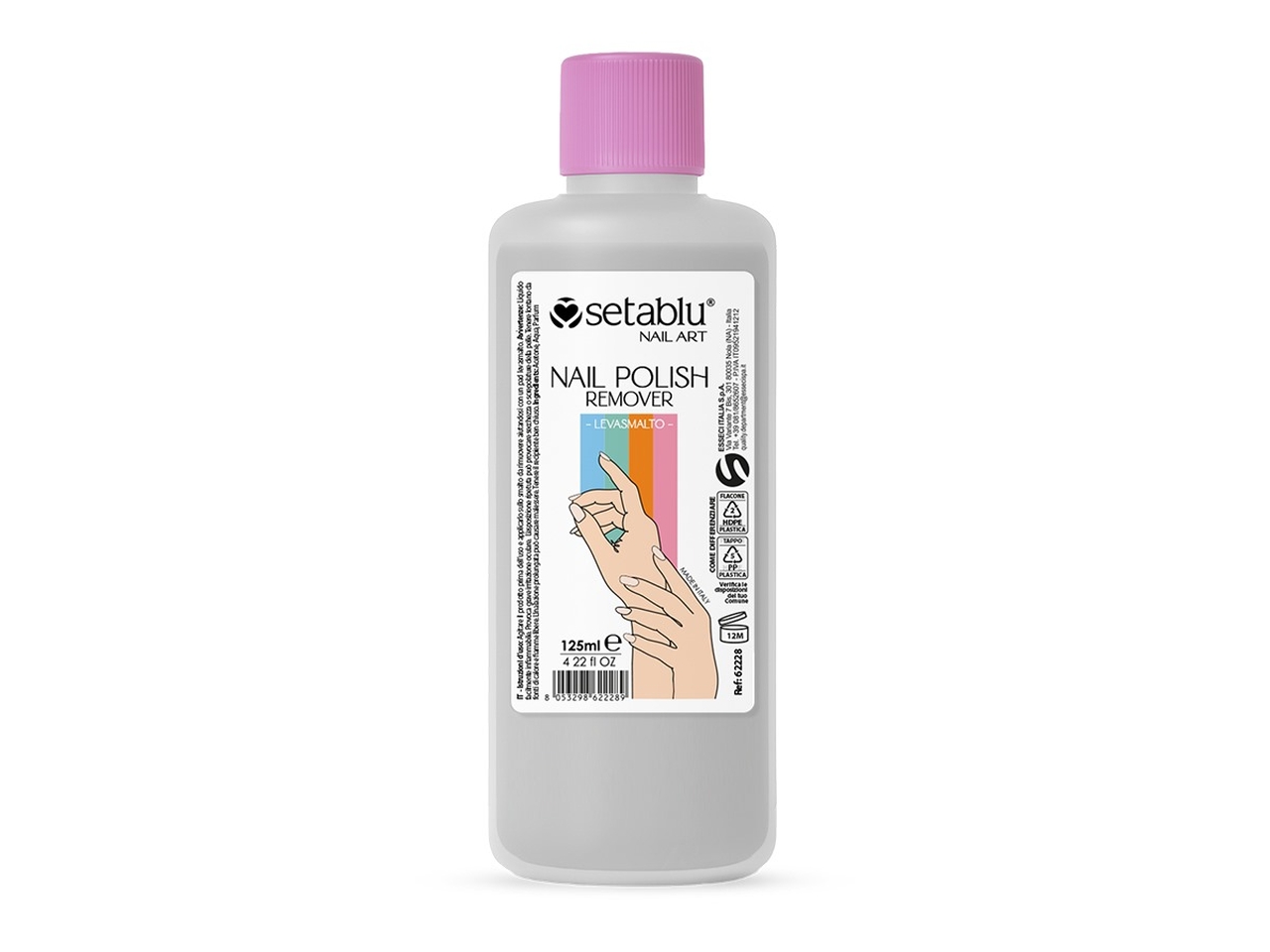 LEVASMALTO PROFUMATO TRASPARENTE 125ML 62228 LEVASMALTO PROFUMATO TRASPARENTE 125ML 62228