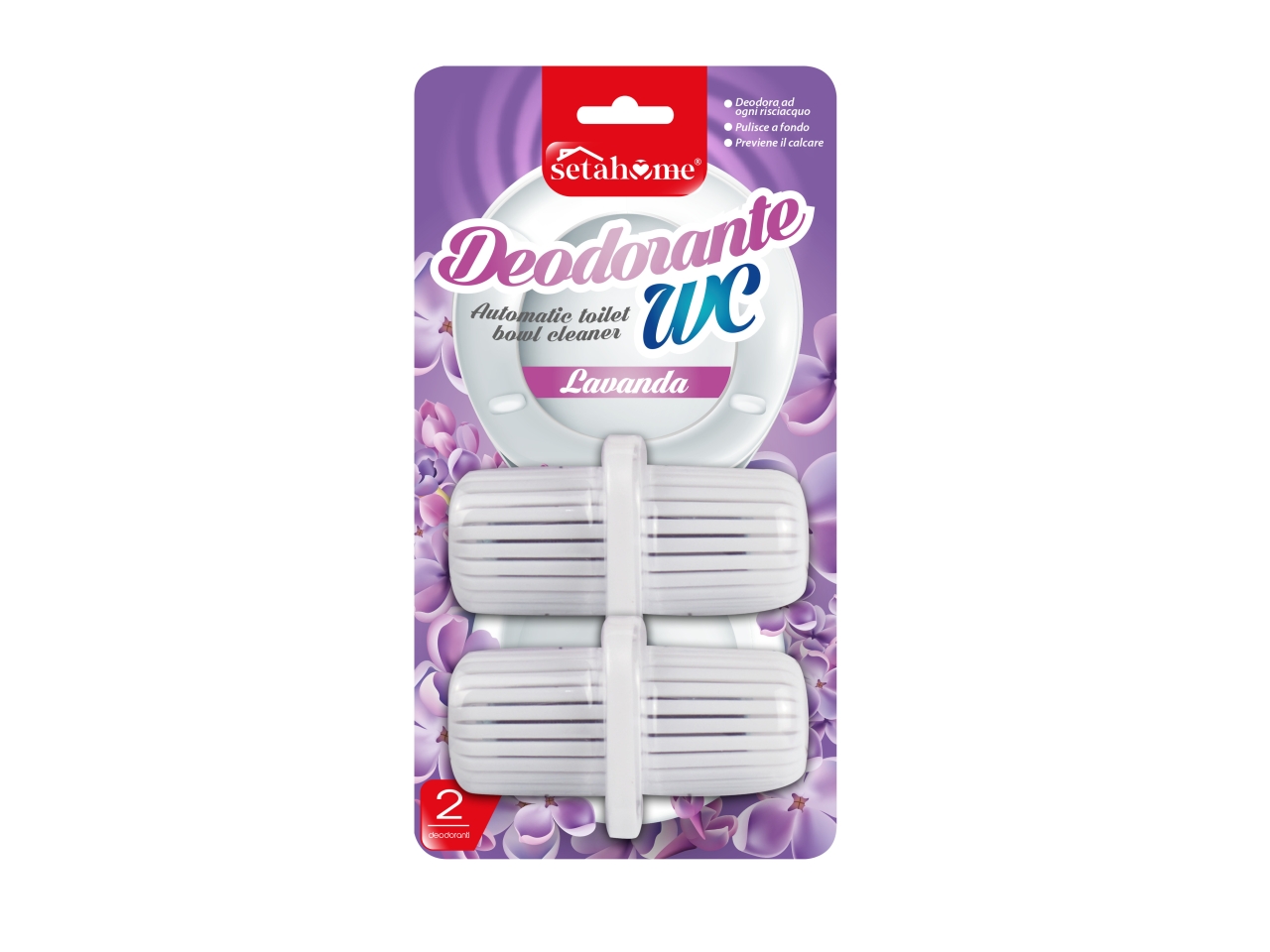 DEODORANTE WC GANCIO 40GR LAVANDA 2PZ 03252 DEODORANTE WC GANCIO 40GR LAVANDA 2PZ 03252