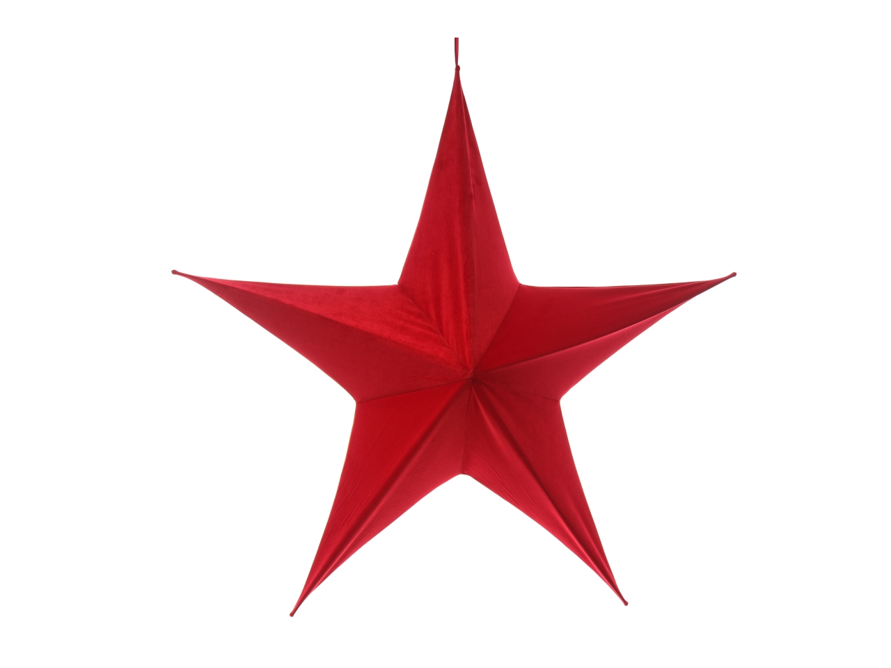 APPENDINO STELLA VELLUTO 110CM ROSSO N28082RED