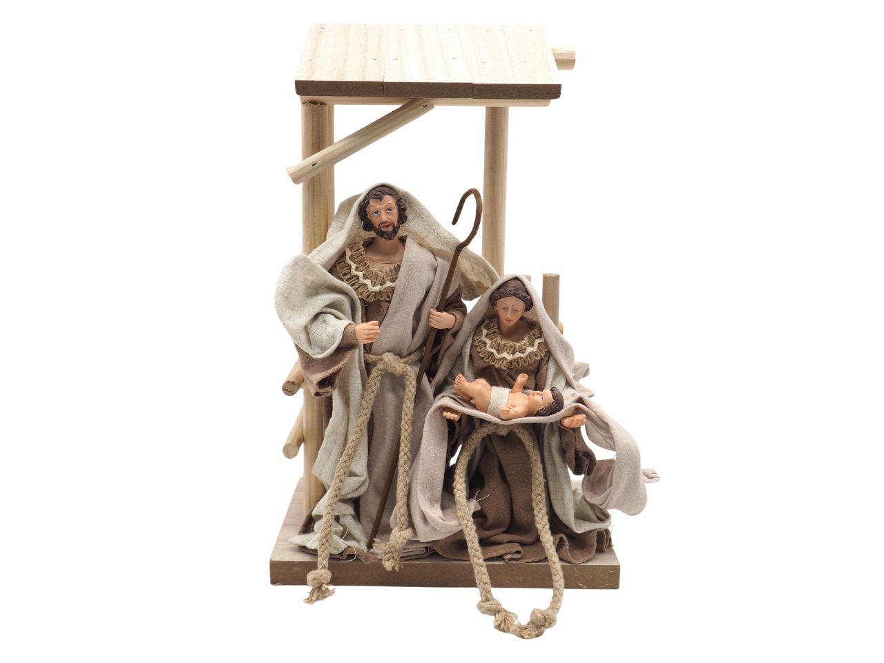 NATIVITA’ CON STOFFA 20X12XH.32CM 38125 NATIVITA’ CON STOFFA 20X12XH.32CM 38125