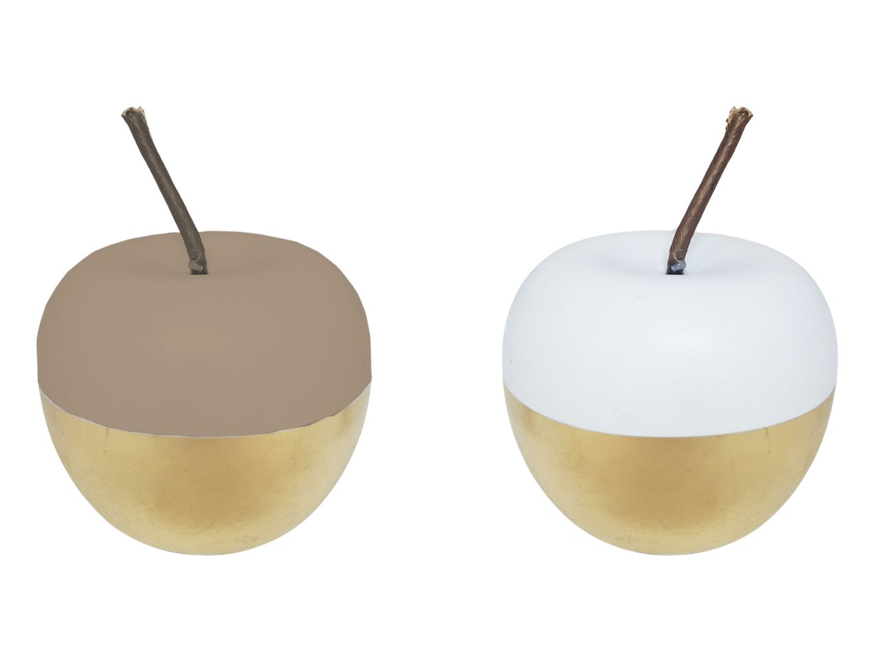 MELA DECORATIVA IN CERAMICA 7,5X8.5X8,5CM IN 2 COL MELA DECORATIVA IN CERAMICA 7,5X8.5X8,5CM IN 2 COL