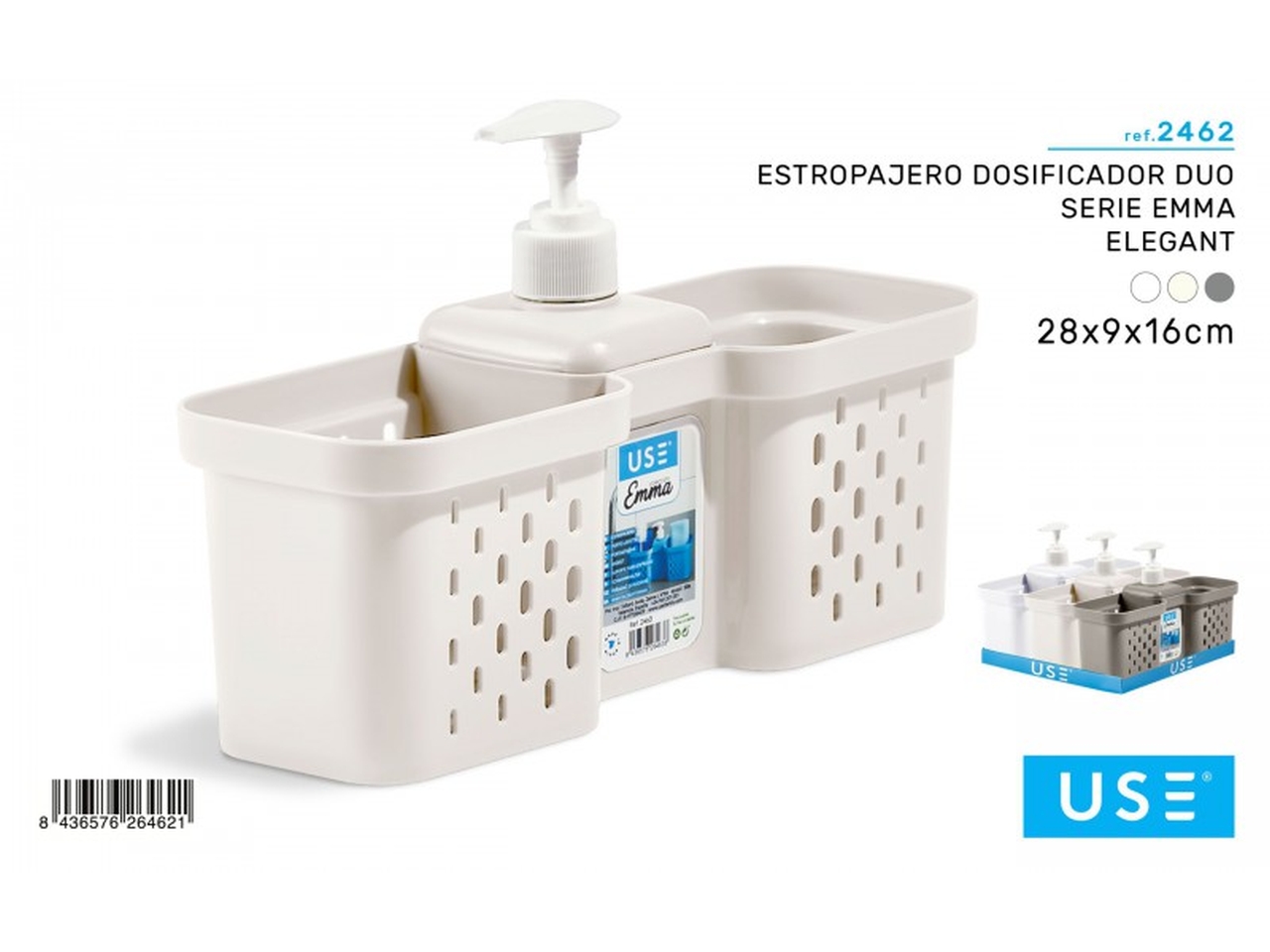 PORTASPUGNA CON DOSATORE DUO ELEGANT EMMA 2462