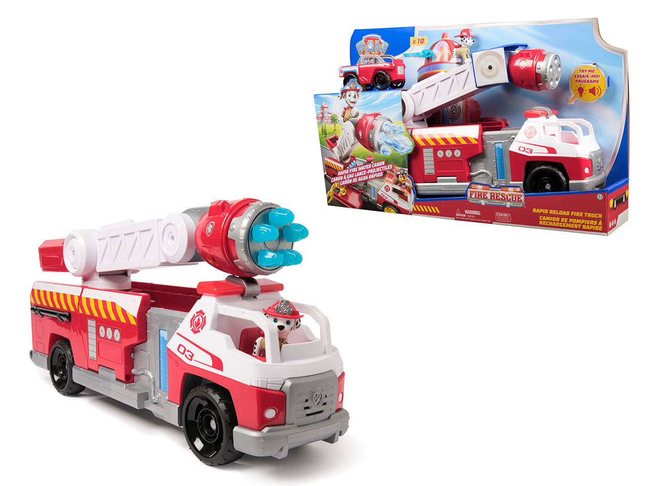 PAW PATROL FIRERESCUE CAMION POMP.MARSHALL6072600$ PAW PATROL FIRERESCUE CAMION POMP.MARSHALL6072600$