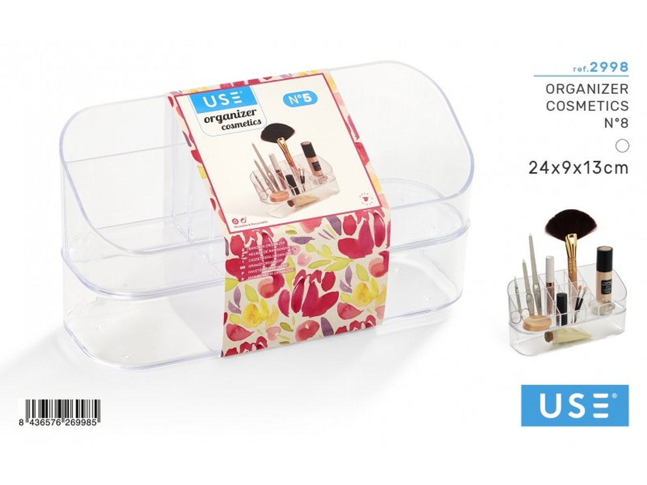 ORGANIZER COSMÉTICA MEDIO VASSOIO N.5 8×22,5 2998 ORGANIZER COSMÉTICA MEDIO VASSOIO N.5 8×22,5 2998