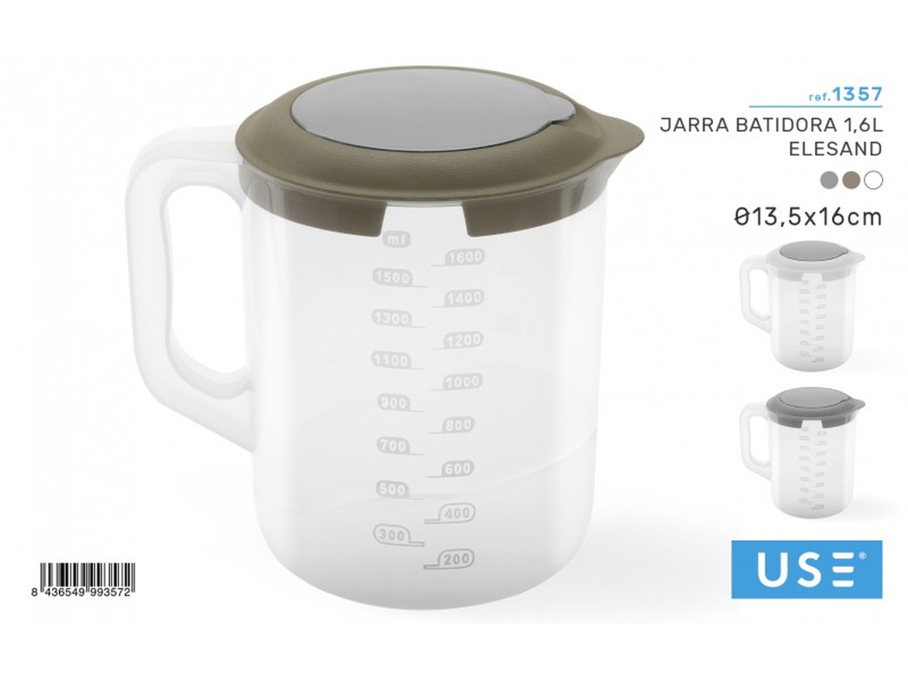 CARAFFA FRULLATORE 1,6L ELESAND 1357