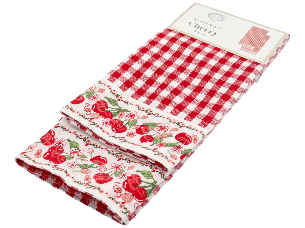CHERRY STROFINACCI SET 2PZ 45X65CM 100878