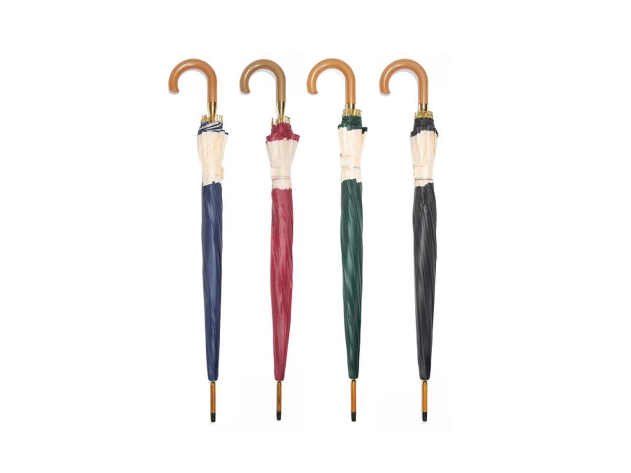 OMBRELLO NYLON AUTO TINTA UNICA C/FASCIA G59/2