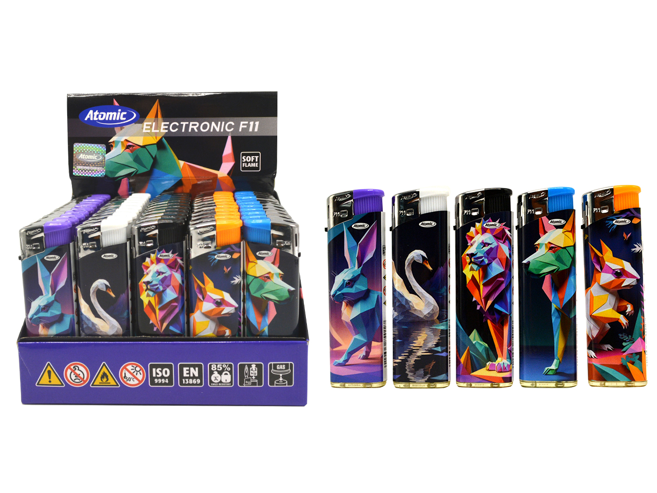 ACCENDINO ATOMIC ELECTR.RIC.ORIG.50pz ASS. 3648097