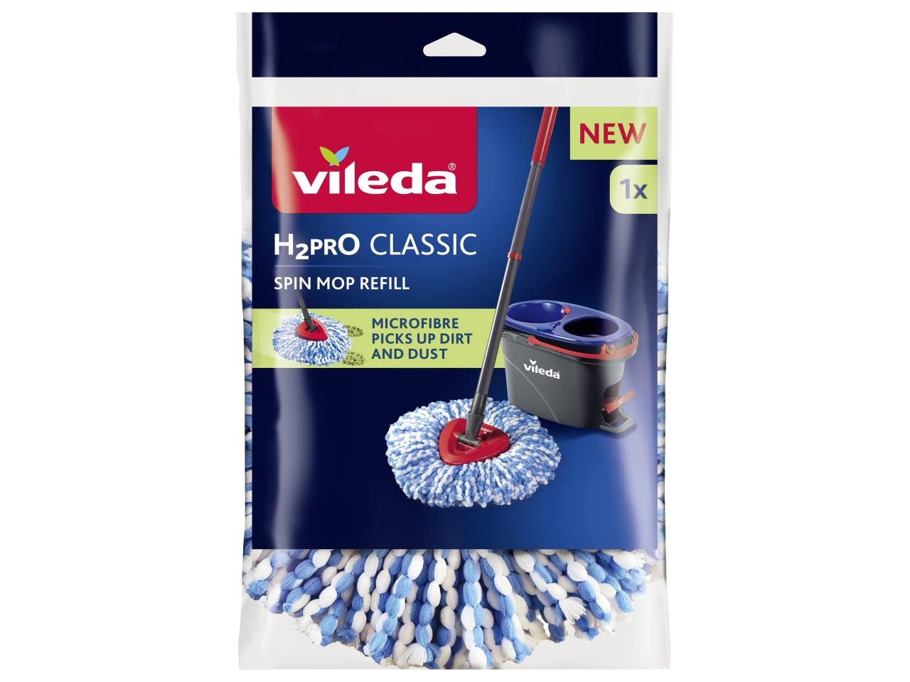 VILEDA H2PRO SPIN MOP RICAMBIO 178330