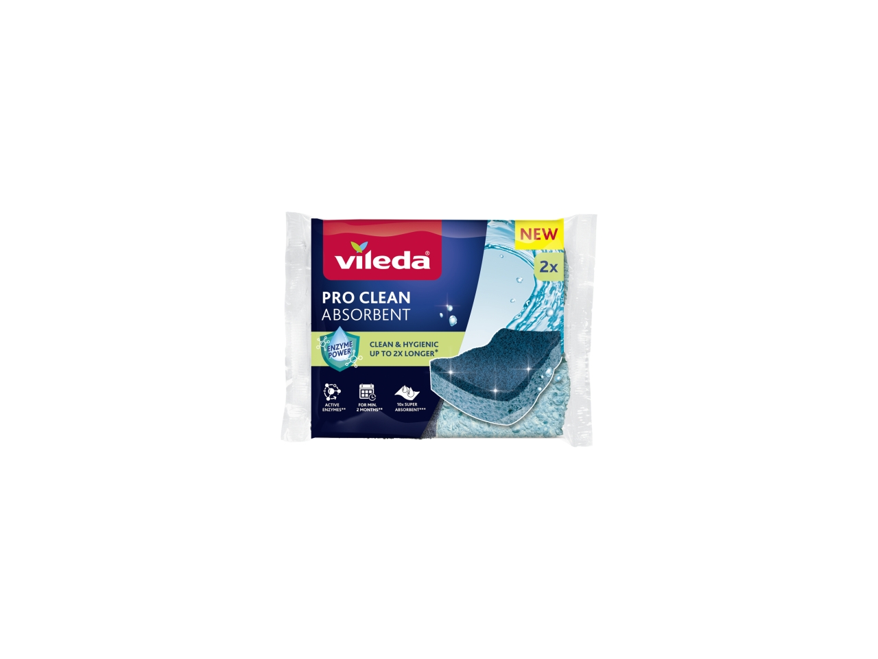 VILEDA PRO CLEAN SPUGNA ABRASIVA VISCOSA 2PZ179700