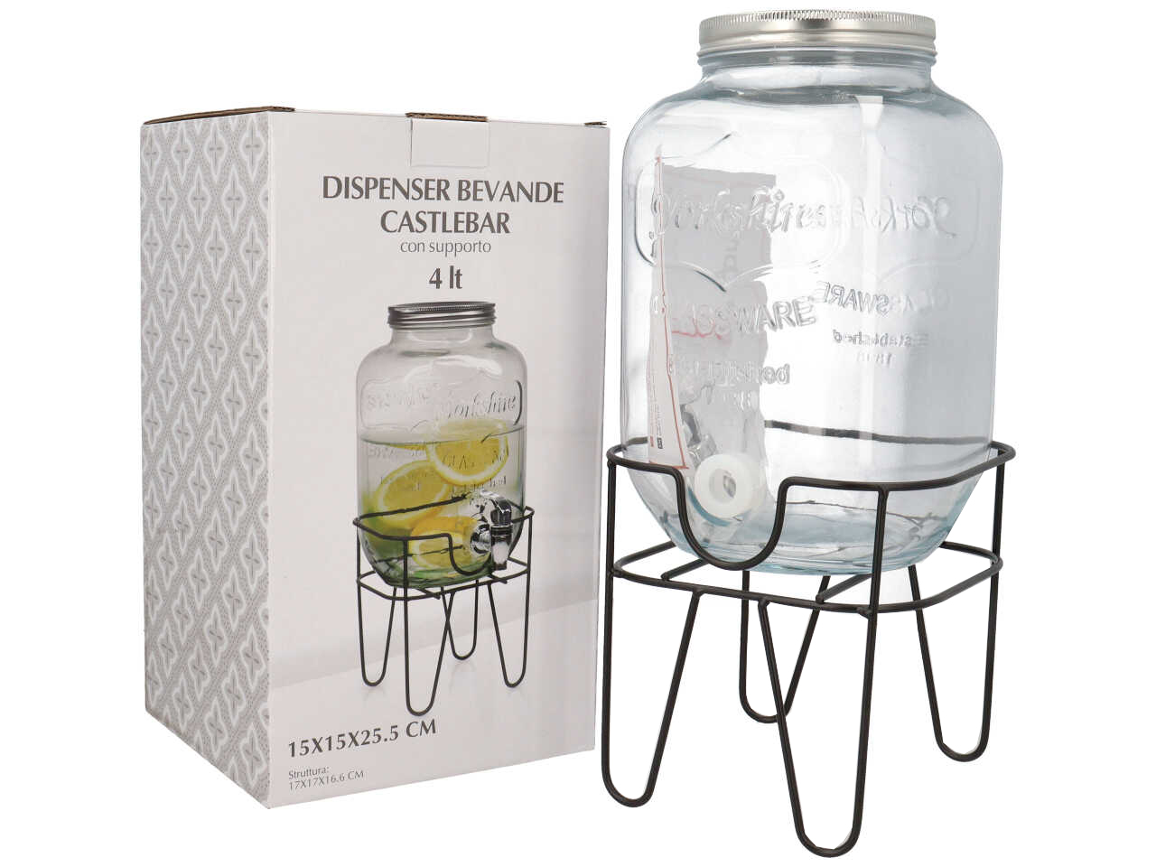 DISPENSER BEVANDE CASTLEBAR 4 LT C/SUPPORTO 434162 DISPENSER BEVANDE CASTLEBAR 4 LT C/SUPPORTO 434162