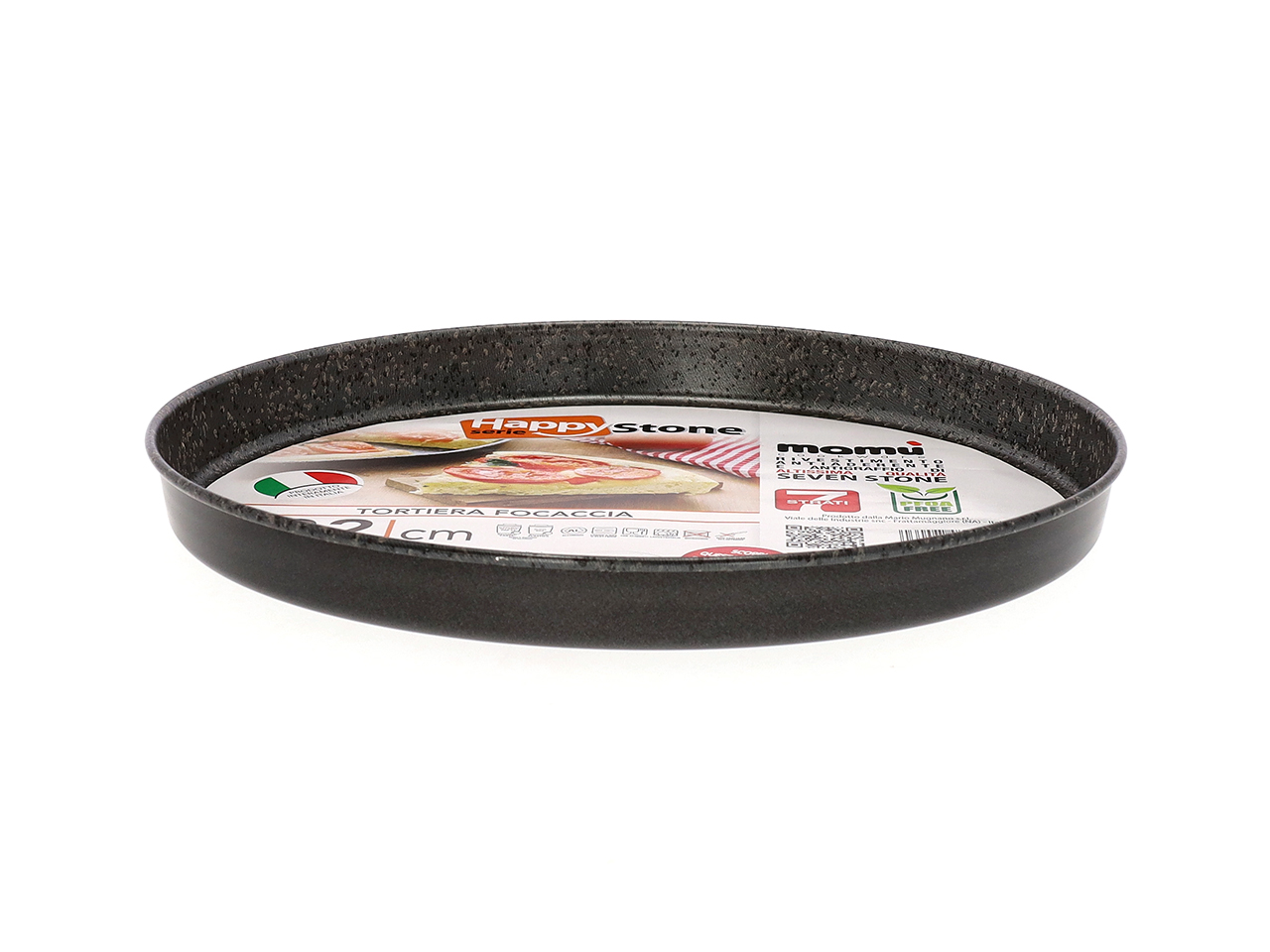 HAPPY STONE TORTIERA FOCACCIA22CM HAPSTTORFOXXXX22