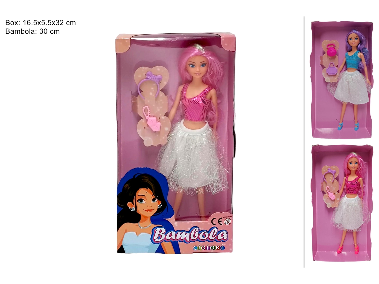 BAMBOLA CON ACCESSORI ASS DTO23000601